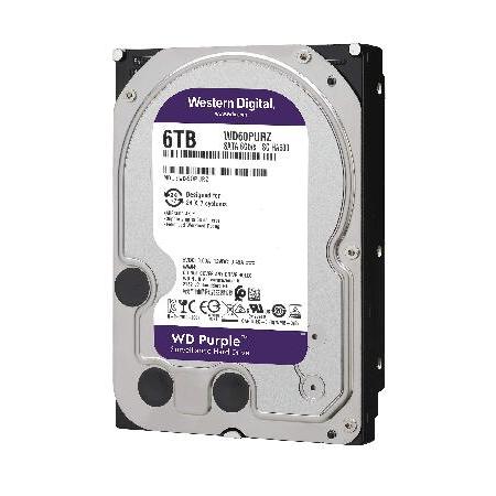 並行輸入品】 Western Digital HDD 6TB WD Purple 監視システム 3.5 