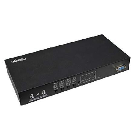 【並行輸入品】 4x4 Sdi マトリックススイッチャー HD-SDI、SD-SDI、3G-SDI信号をサポート(入力4、出力4)_2