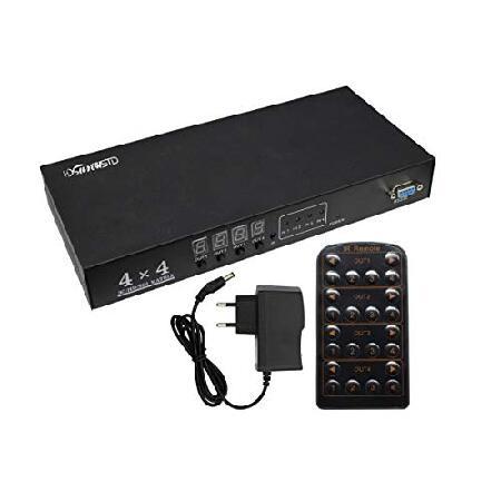 【並行輸入品】 4x4 Sdi マトリックススイッチャー HD-SDI、SD-SDI、3G-SDI信号をサポート(入力4、出力4)_5
