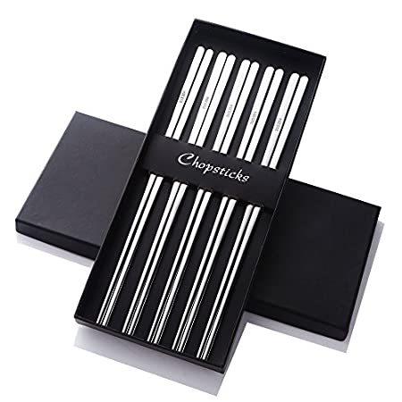 【気質アップ】 Stainless Set Chopsticks Pairs 5 Star Buyer Steel Sil【並行輸入品】 23cm Chopstick Korean その他キッチンツール