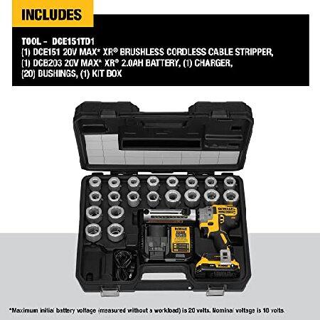 【並行輸入品】 DEWALT 20V MAX XR Cable Stripper， Cordless Kit (DCE151TD1)_1