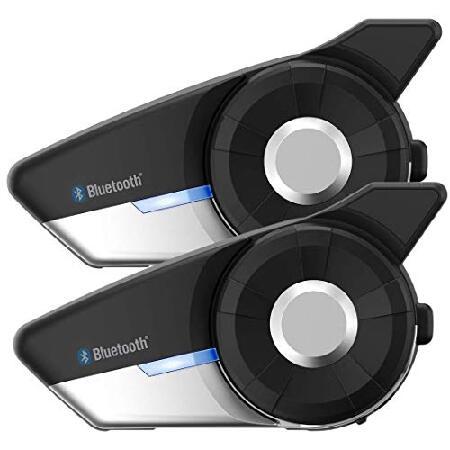 Sena 20S EVO オートバイ用 Bluetooth 4.1 通信システム 先進的インターコム HDオーディオ ヘッドセット シャークフィンアンテナ Dual ブラック 20S(並行輸入品)｜olg｜02