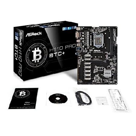 並行輸入品】 ASRock H110 Pro BTC+ 13GPU Mining Motherboard