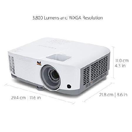 【並行輸入品】 ViewSonic PA503W - DLP projector - portable - 3D - 3600 ANSI lumens - WXGA (1280 x 800) - 16:10_3