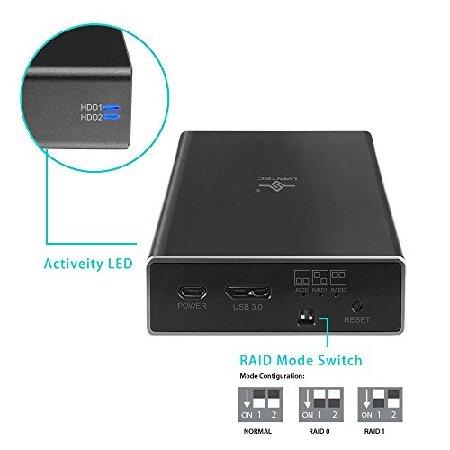 並行輸入品】 Vantec Nexstar GX USB 3.0デュアル2.5インチSATA SSD