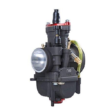 【並行輸入品】 NIBBI Racing Performance Carburetor 30mm Motorcycle Carburetor 200 250 Power Jet PWK Carb 30mm With Carburetor Jets Fit GY6 Engine Dirt_3