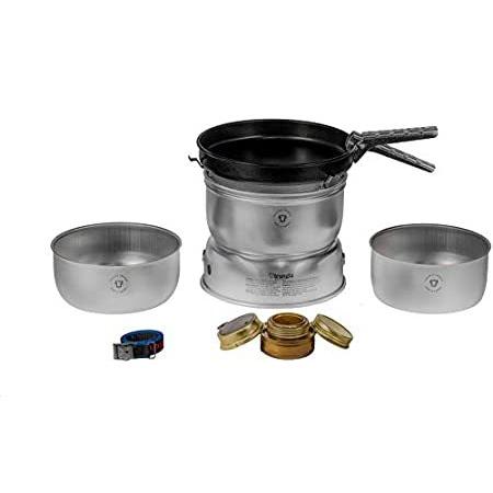 Trangia 25-21 Duossal 2.0 Camping Stove Kit with Stainless Steel Lined Pans(並行輸入品)