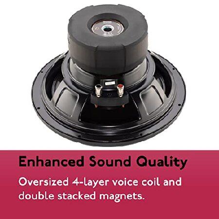 パイオニア12 "デュアル4 Ohm Voice Coilサブウーハー(並行輸入品)｜olg｜05