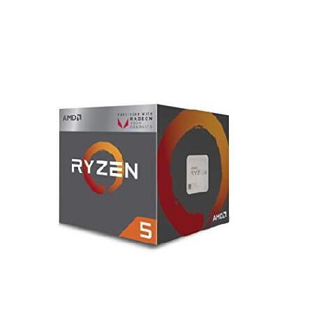 AMD CPU Ryzen 5 2400G YD2400C5FBBOX【新品！】 Amazon.com: AMD Ryzen 5 2400G Processor with Radeon RX Vega