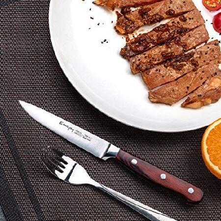 Emojoy ステーキナイフ ステーキナイフ 8本セット 高耐久性 Emojoy ステーキナイフ ステーキナイフ 8本セット 高耐久性
