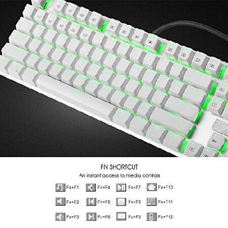 並行輸入品】 HUO JI E-Yooso Z-88 Mechanical Gaming Keyboard, Brown