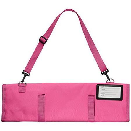 【並行輸入品】 Mercer Culinary ナイフロール収納バッグ 7ポケット ピンクの画像