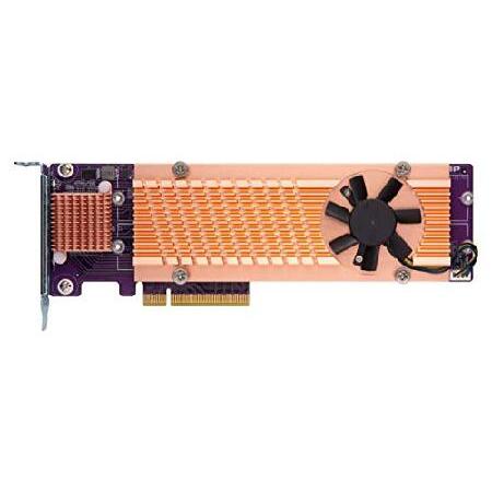 【並行輸入品】 QNAP QM2-4P-384A Quad M.2 PCIe SSD Expansion Card， Supports up to Four M.2 2280 Form Factor M.2 PCIe (Gen3 x4) SSDs， PCIe Gen3 x8 Host_2