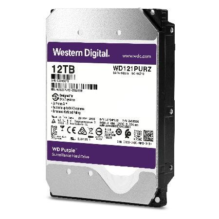 【並行輸入品】 Western Digital HDD 12TB WD Purple 監視システム 3.5インチ 内蔵HDD WD121PURZ_1