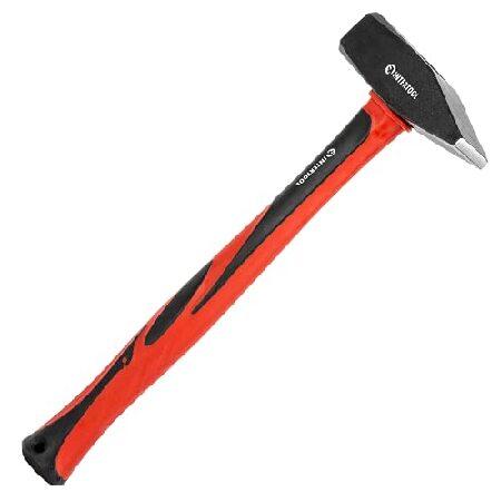 人気販売店 INTERTOOL Cross Peen Hammer 2lbs / 32oz， Heavy Duty Engineer’s， Sheet Metal and Blacksmith´s Hammer， Shock Absorbing Fiberglass Handle 14-inch HT08-0