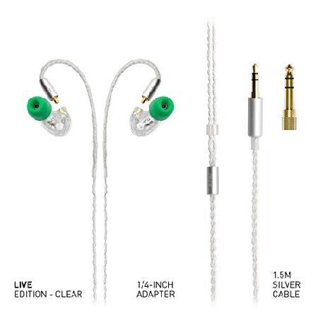 ADV. モデル3 ライブエディション ヘッドホン ハイレズ イヤホン ミュージシャン IEM Hi-Fidelity シルバーメッキケーブル付き(並行輸入品)｜olg｜06