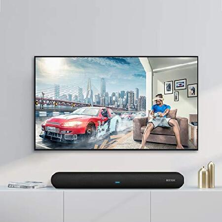 Soundbar, BESTISAN 80 Watts TV Sound Bar Home Theater Speaker with HDMI, Optical, RCA, AUX Port, Bluetooth 5.0, Movie/Music/Dialogue Audio(並行輸入品)｜olg｜06