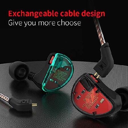 AS10 IEM 5 バランスドアーマチュアドライバーイヤホン ステレオHiFi KZ インイヤーモニター ヘッドホン ミュージシャンヘッドセット 【アナログコ】 取り外し可(並行輸入品)