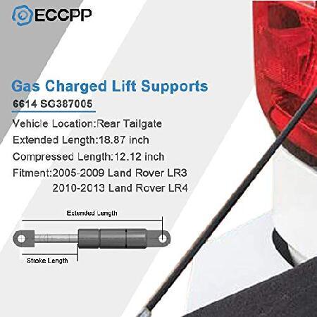 【並行輸入品】 ECCPP リフトサポート 後部テールゲート交換用ストラット ガススプリング 2005-2009 ランドローバー LR3 2010-2013 ランドローバー LR4の画像