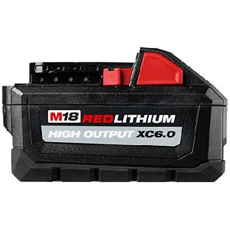 大量注文受付 Milwaukee 48-11-1865 M18 REDLITHIUM HIGH OUTPUT XC 6 Ah Lithium-Ion Battery