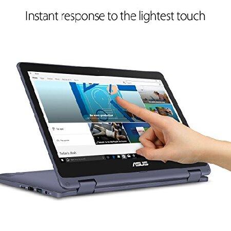 【並行輸入品】 ASUS VivoBook Flip Thin and Light 2-in-1 Laptop - 11.6\" HD Touchscreen, Intel Dual-Core Celeron N3350 Processor, 4GB RAM, 64GB eMMC"_4