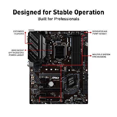 並行輸入品】 MSI Z390-A PRO LGA1151（Intel 8th 9th Gen）M.2