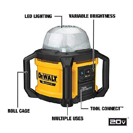 DEWALT 20V MAX LED Work Light, Compact and Portable, Weather and Dust Resistant, Cordless (DCL074)｜olg｜02
