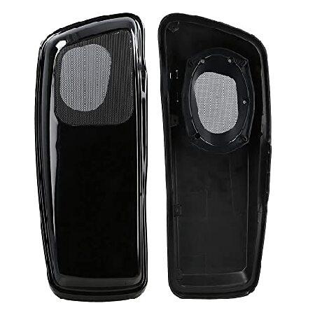 【並行輸入品】 Metra Powersports BC-HD69-14U サドルバッグカバー 6x9インチスピーカーアダプター付き ハーレーダビッドソン2014以降用_2