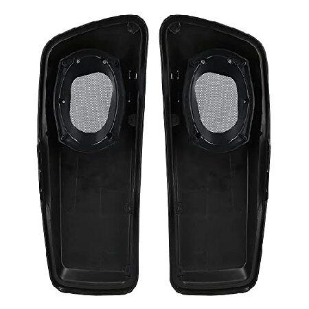 【並行輸入品】 Metra Powersports BC-HD69-14U サドルバッグカバー 6x9インチスピーカーアダプター付き ハーレーダビッドソン2014以降用_3