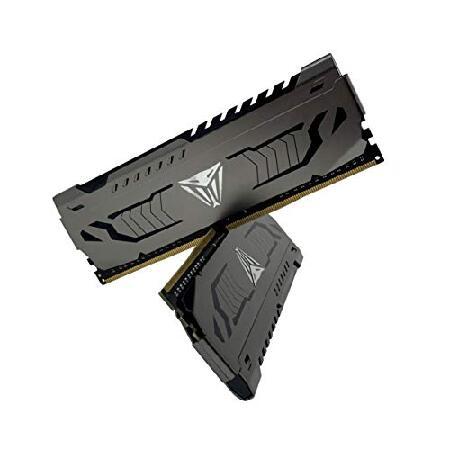 【並行輸入品】 Patriot Viper Steel DDR4 3200MHz PC4-25600 16GB (8GB x 2枚) アルミニウム製ヒートシンク デスクトップ用メモリ PVS416G320C6K_3