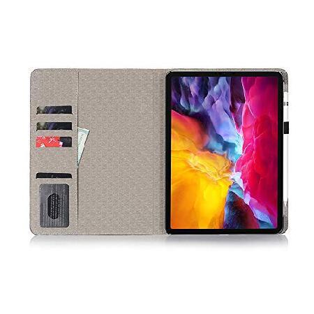 【並行輸入品】 iPad Pro 12.9吋第3世代(2018年)ケース，ワニ人工皮革，智能的スリープ機能付きカバー，ブラケット，筆ホルダー - 黒_2
