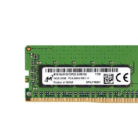 並行輸入品】 MICRON 16GB PC4-2666V-R レジスタード ECC 2RX8 メモリ