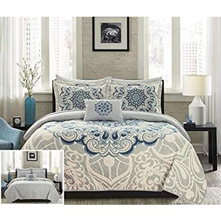 お手軽価格で贈りやすい Chic Home Raina リバーシブルキルトカバーレット4点セット 大判 ボーホー風 メダリオン ペイズリー柄デザイン 寝具 - 装飾枕カバー付(並行輸入品) 毛布、ブランケット お手軽価格で贈りやすい Chic Home Raina リバーシブルキルトカバーレット4点セット 大判 ボーホー風 メダリオン ペイズリー柄デザイン 寝具 - 装飾枕カバー付(並行輸入品) 毛布、ブランケット
