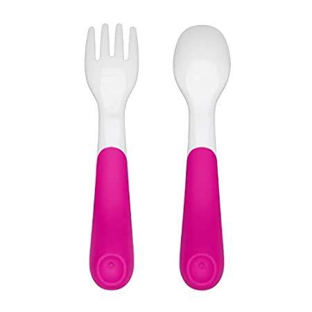 品質が Spoon & Fork Plastic Tot OXO Set Pink【並行輸入品】 Case- Travel With その他キッチンツール