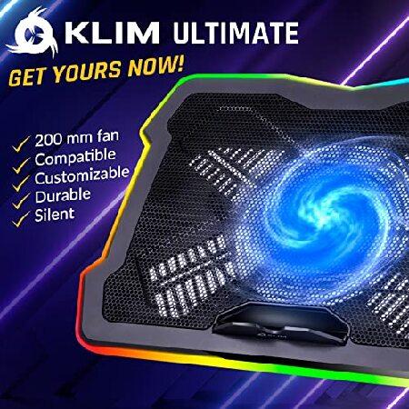 並行輸入品】 KLIM Ultimate - LED リム付き RGB ノートパソコン冷却