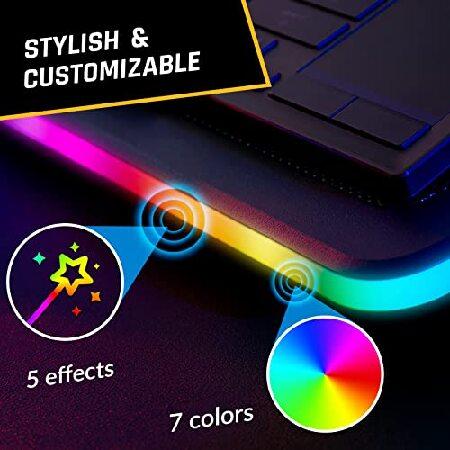 並行輸入品】 KLIM Ultimate - LED リム付き RGB ノートパソコン冷却