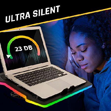 並行輸入品】 KLIM Ultimate - LED リム付き RGB ノートパソコン冷却