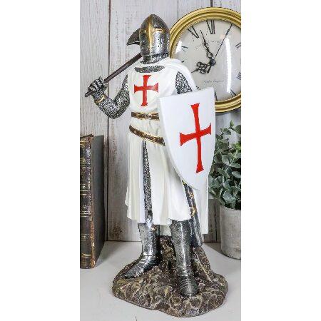 並行輸入品】 Ebros ホワイトマントケープ中世の十字軍 バルディッシュ