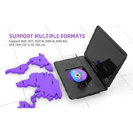 特価BOIFUN ポータブルCD・DVDプレーヤー Amazon.com: 15.7