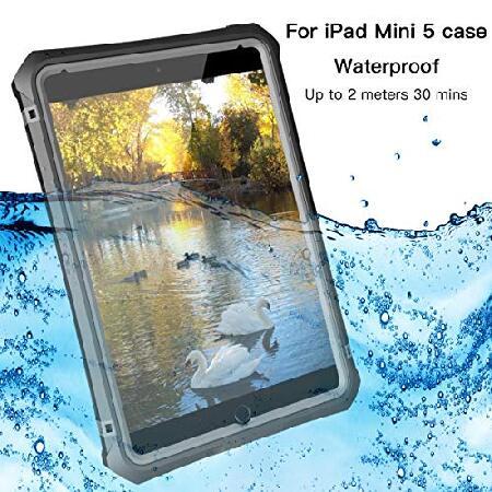 【並行輸入品】 iPad Mini 5ケース - iPad Mini 第5世代用防水ケース フルボディバンパーケース スクリーンプロテクター内蔵 落下防止 傷防止 耐衝撃_1