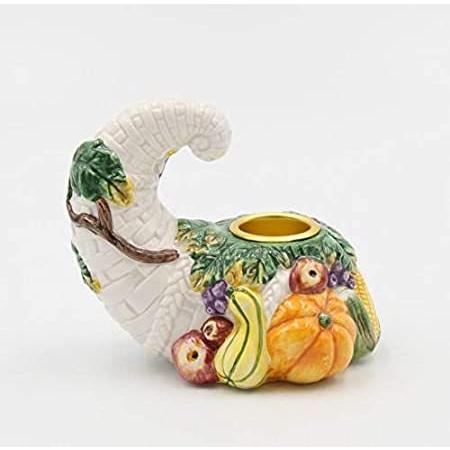 売れ筋商品 秋の収穫 ファインセラミック Gifts Cosmos 感謝祭 3 1 2インチ 並行輸入品 キャンドルホルダー コーヌコピアデザイン その他キッチンツール Panero Shop