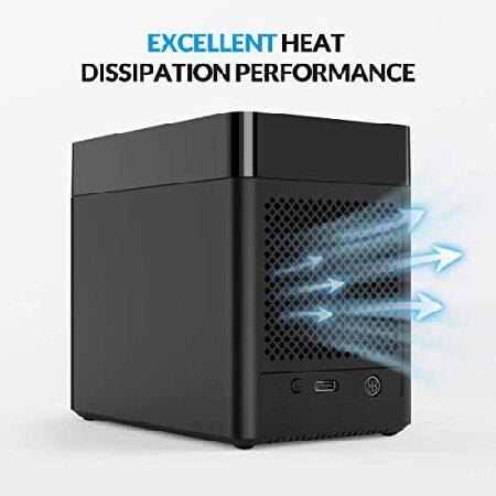 【並行輸入品】 ORICO 5Bay Hard Drive Enclosure Type-C to SATA 3.5inch Enclosure Magnetic Tool-Free External HDD SSD Enclosure Storage Case Built-in