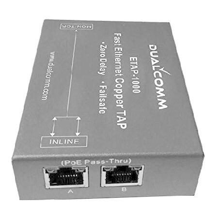 【並行輸入品】 Dualcomm ETAP-1000 Zero-Delay Fast Ethernet Copper Tap_1