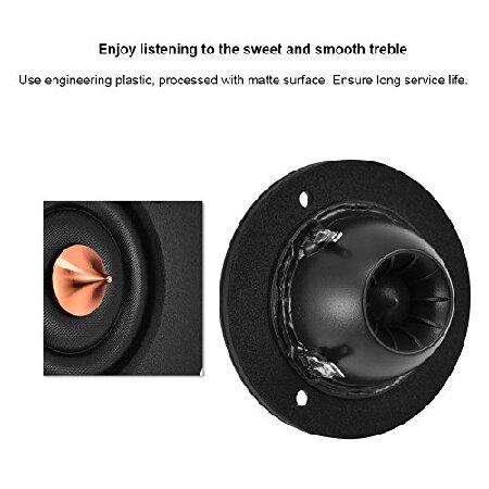 Zerone 1ペア 2インチ 4オーム 30W シルク/ポリマー複合ドームツイータートレブルスピーカー HiFiステレオ 重低音カーラウドスピーカー