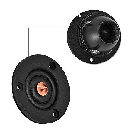 Zerone 1ペア 2インチ 4オーム 30W シルク/ポリマー複合ドームツイータートレブルスピーカー HiFiステレオ 重低音カーラウドスピーカー