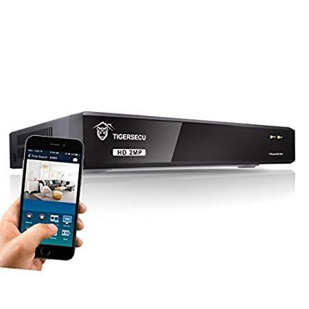 TIGERSECU Super HD 1080P 8-Channel Hybrid 4-in-1 DVR Security Recorder With（並行輸入品）