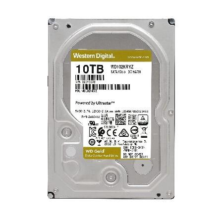 【並行輸入品】 Western Digital HDD 10TB WD Gold エンタープライズ 3.5インチ 内蔵HDD WD102KRYZ