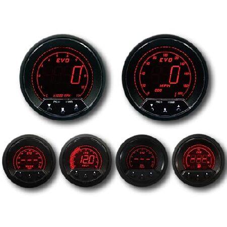並行輸入品】 MOTOR METER RACING EVOシリーズ デジタル6メーター