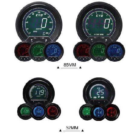 並行輸入品】 MOTOR METER RACING EVOシリーズ デジタル6メーター