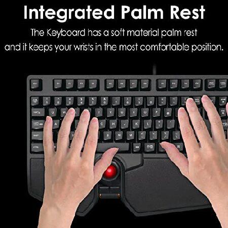 エレコム トラックボール付キーボード 有線 プレミアムメンブレン キー割り当て ハードウェアマクロ対応 リストレスト ブラック TK-TB01UMBK Amazon.co.jp: エレコム トラックボール付キーボード 有線